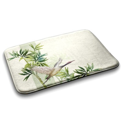 Luxe badmat Kraanvogel