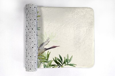 Luxe badmat Kraanvogel