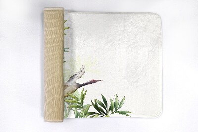 Luxe badmat Kraanvogel