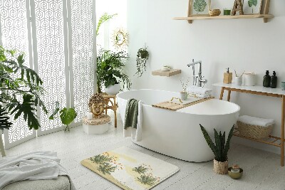 Badkamer mat Planten Bloemen