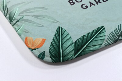 Luxe badmat Plantenpatroon