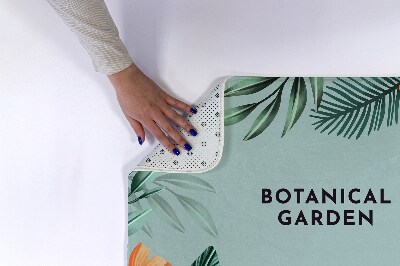 Luxe badmat Plantenpatroon