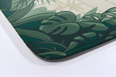 Badmat Monstera-planten