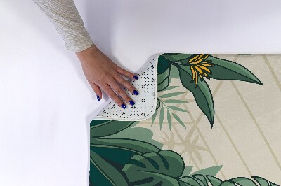 Badmat Monstera-planten