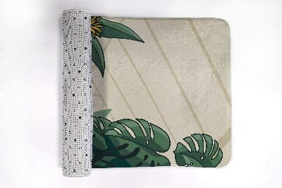 Badmat Monstera-planten