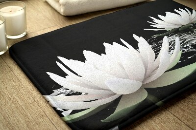 Luxe badmat Bloemen Waterlelies