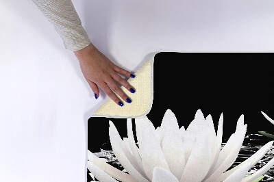 Luxe badmat Bloemen Waterlelies