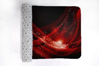 Badkamer mat Rode abstractie
