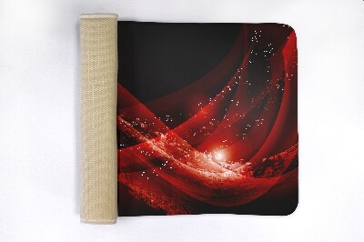 Badkamer mat Rode abstractie