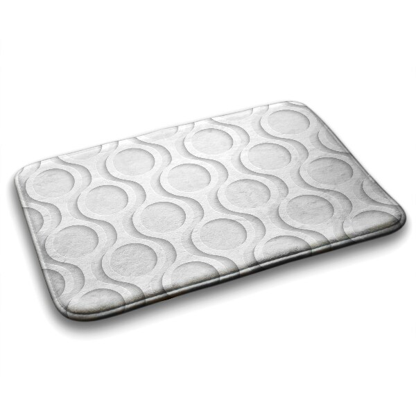 Luxe badmat Cirkelpatroon