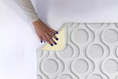 Luxe badmat Cirkelpatroon
