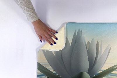 Badmat Bloemen Waterlelies