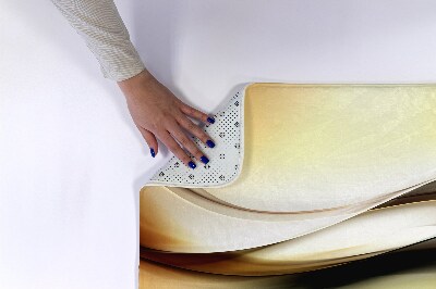 Badkamer mat Gouden abstractie