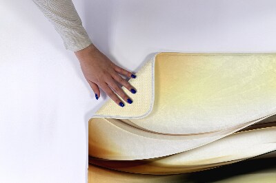 Badkamer mat Gouden abstractie