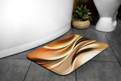 Luxe badmat Gouden abstractie