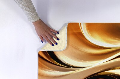 Luxe badmat Gouden abstractie