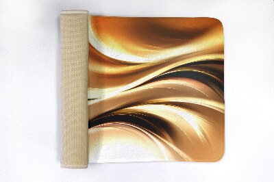 Luxe badmat Gouden abstractie