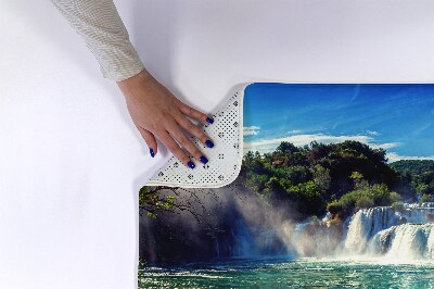 Badkamer mat Watervallandschap