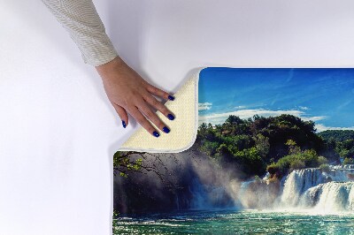 Badkamer mat Watervallandschap