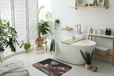 Badkamer mat Koffie Hart