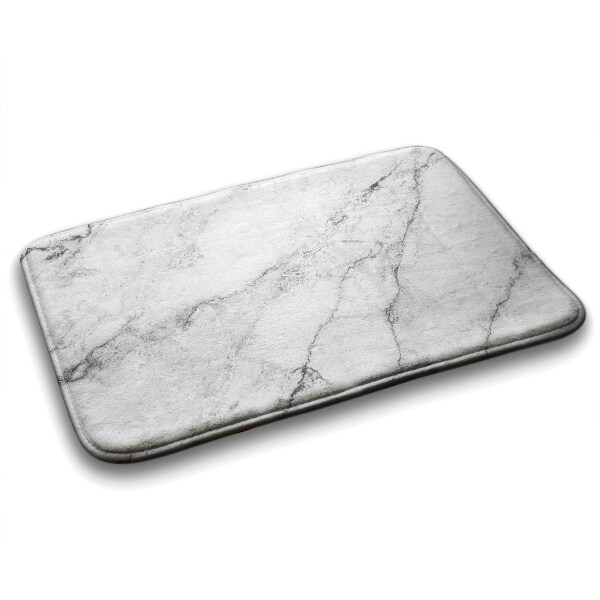 Luxe badmat Wit marmer