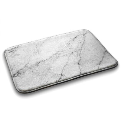 Luxe badmat Wit marmer