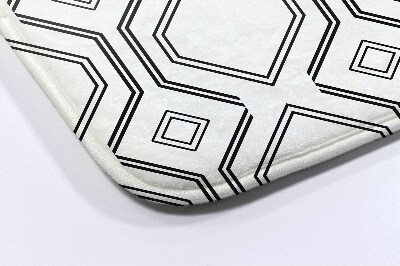 Badmat Vierkante patronen