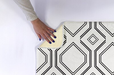 Badmat Vierkante patronen