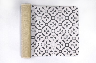 Badkamer mat Bruine patronen