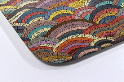 Badkamer mat Kleurrijke abstractie