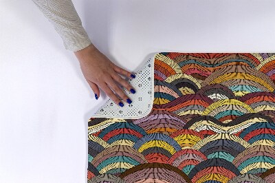 Badkamer mat Kleurrijke abstractie