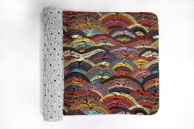 Badkamer mat Kleurrijke abstractie