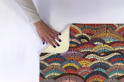 Badkamer mat Kleurrijke abstractie