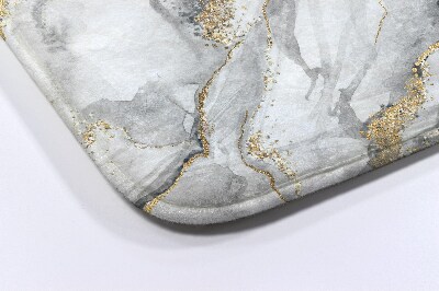 Luxe badmat Grijs marmer