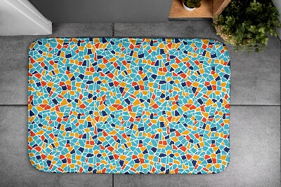 Luxe badmat Kleurrijke abstractie