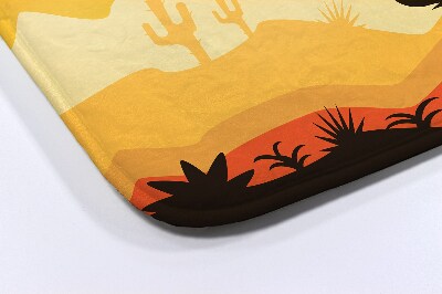 Badkamer mat Cactuswoestijn