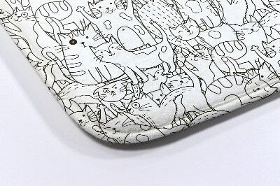 Badkamer mat Kattenpatroon