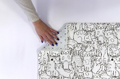 Badkamer mat Kattenpatroon