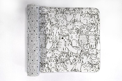 Badkamer mat Kattenpatroon