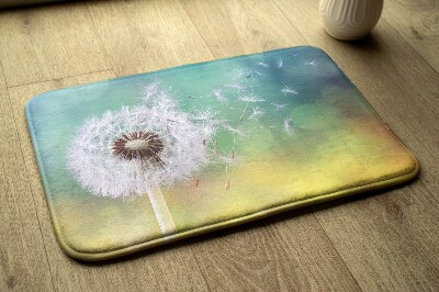 Luxe badmat Paardenbloem plant