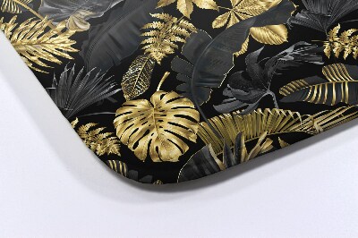 Badkamer mat Gouden planten