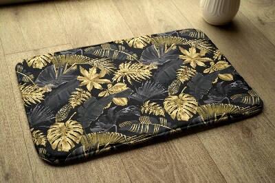 Badkamer mat Gouden planten