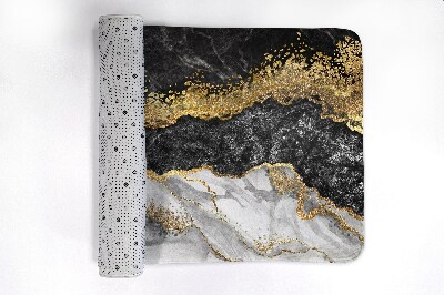Luxe badmat Gouden marmer