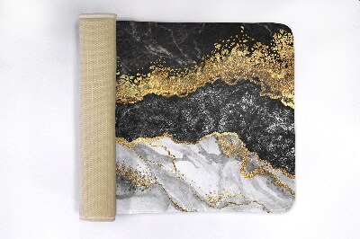 Luxe badmat Gouden marmer