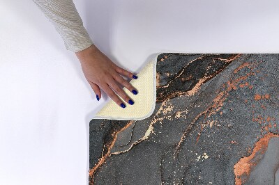 Badkamer mat Grijs marmer