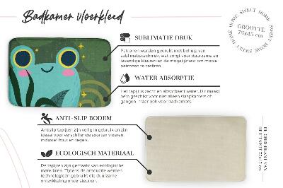 Badmat Bloemenpatroon