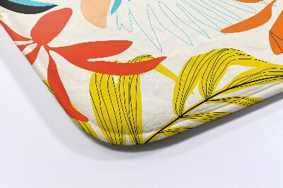 Luxe badmat Plantenpatroon