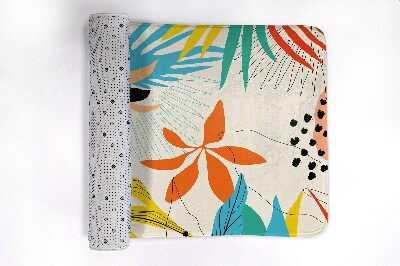 Luxe badmat Plantenpatroon