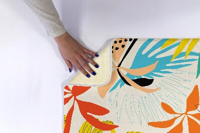 Luxe badmat Plantenpatroon