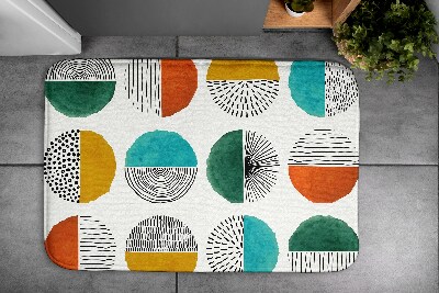 Badmat Cirkels Lijnen